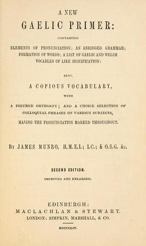Tapa de A new Gaelic primer