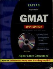 Tapa de Kaplan GMAT 2004 with CD-ROM