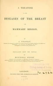 Tapa de A treatise on the diseases of the breast and mammary region