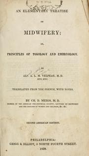 Tapa de An elementary treatise on midwifery, or, Principles of tokology and embryology