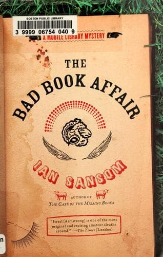 Tapa de The bad book affair