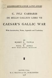 Tapa de C. Iuli Caesaris De bello Gallico libri VII =