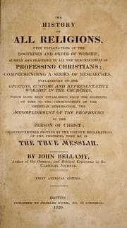 Tapa de The history of all religions
