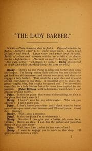 Tapa de The lady barber ...