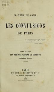 Tapa de Les convulsions de Paris