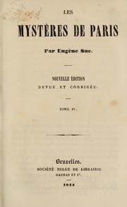 Tapa de Les mystères de Paris
