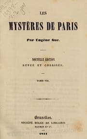 Tapa de Les mystères de Paris