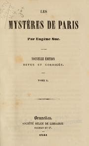 Tapa de Les mystères de Paris