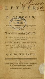 Tapa de A letter to Dr. Cadogan