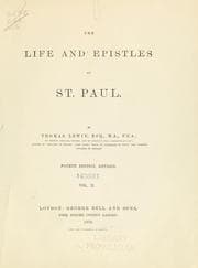 Tapa de The life and Epistles of St.Paul