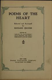 Tapa de Poems of the heart