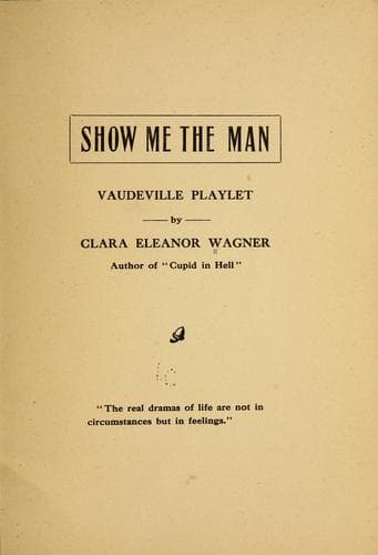 Tapa de Show me the man ...