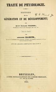 Tapa de Traité de physiologie