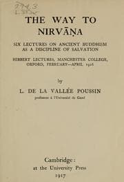 Tapa de The way to Nirvāṇa