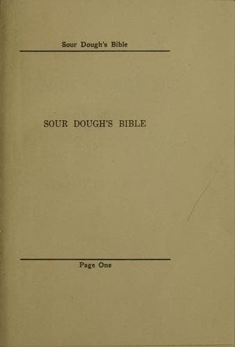 Tapa de Sour dough's Bible