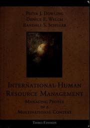 Tapa de International human resource management