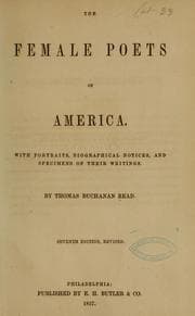 Tapa de The female poets of America