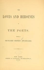 Tapa de The loves and heroines of the poets