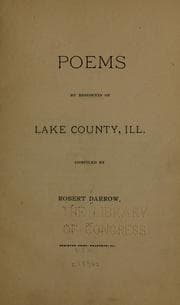 Tapa de Poems by residents of Lake County, Ill