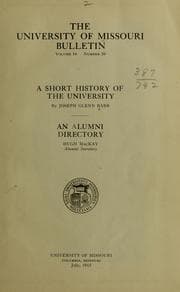 Tapa de A short history of the University
