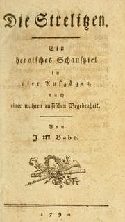 Tapa de Die Strelitzen