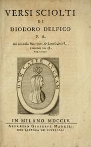 Tapa de Versi sciolti