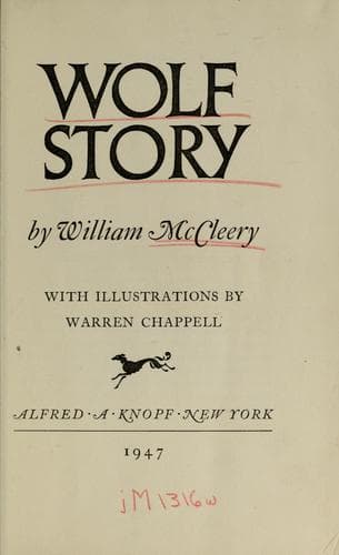 Tapa de Wolf story