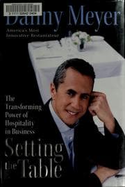 Tapa de Setting the table