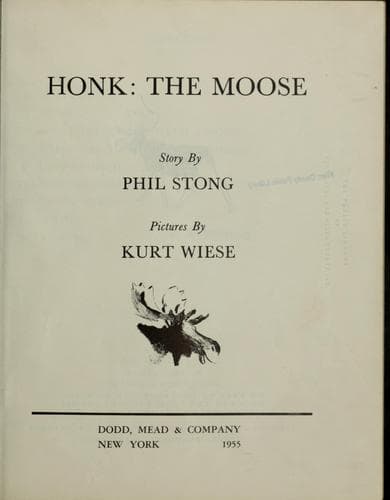 Tapa de Honk, the moose