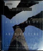 Tapa de A history of architecture