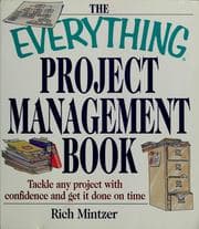 Tapa de The everything project management book