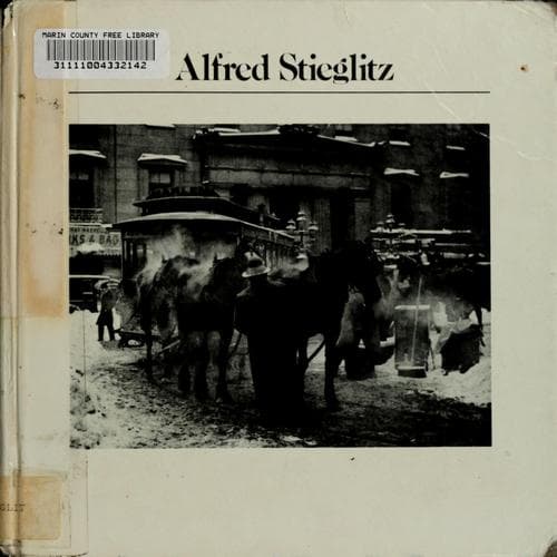 Tapa de Alfred Stieglitz