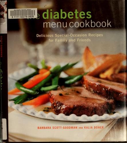 Tapa de The diabetes menu cookbook