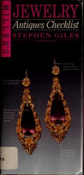 Tapa de Miller's jewelery antiques checklist