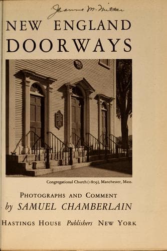 Tapa de New England doorways