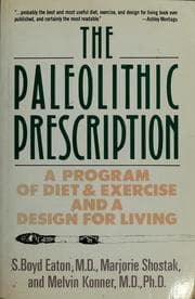 Tapa de The Paleolithic prescription