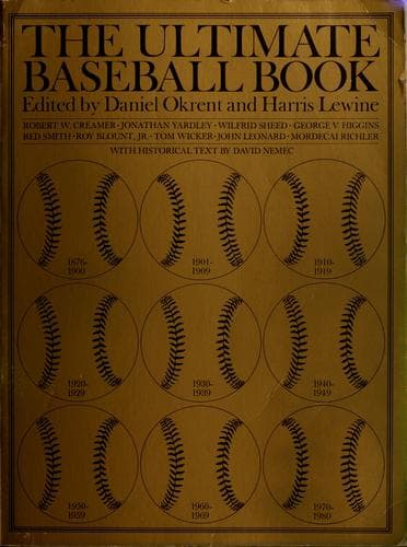 Tapa de The Ultimate baseball book