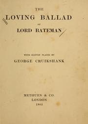 Tapa de The loving ballad of Lord Bateman