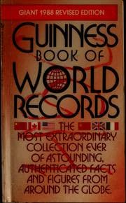 Tapa de Guinness book of world records, 1988