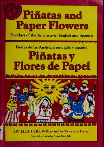 Tapa de Piñatas and paper flowers