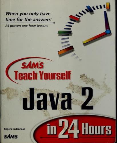 Tapa de Sams teach yourself Java 2 in 24 hours