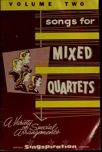 Tapa de Songs for Mixed Quartets, Vol. 2