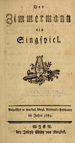 Tapa de Der Zimmermann