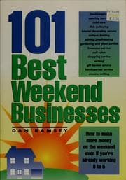 Tapa de 101 best weekend businesses