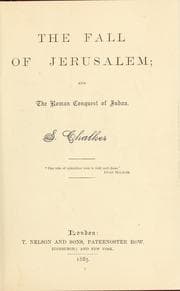 Tapa de The fall of Jerusalem and the Roman conquest of Judea