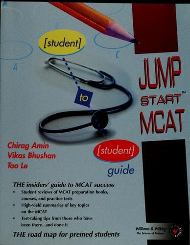 Tapa de Jump start MCAT