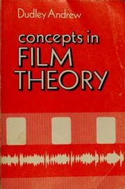 Tapa de Concepts in film theory