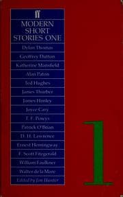Tapa de Modern Short Stories One