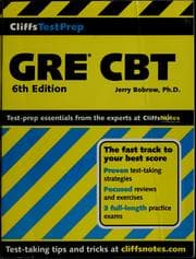 Tapa de GRE CBT