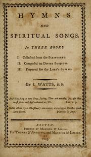 Tapa de Hymns and spiritual songs